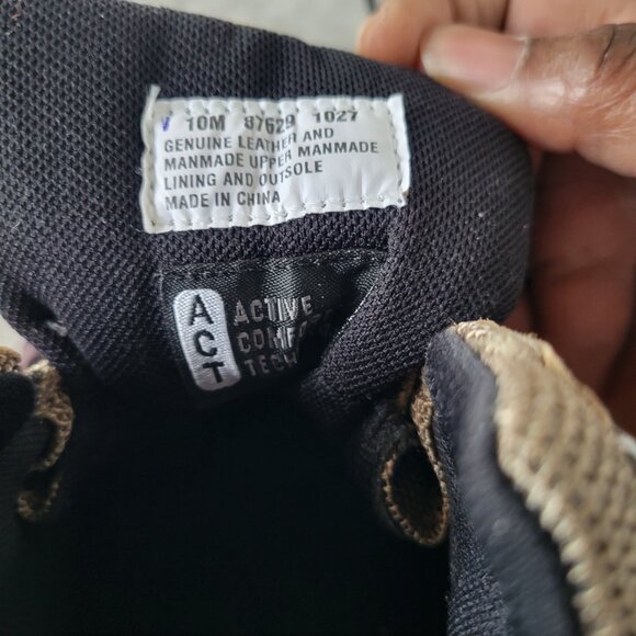 Timberland Boots Women’s Trail Hiking Ankle Bootie Beige Leather (Size 10M) - Picture 2 of 11